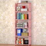 加固型索尔诺新款六层加高简易书架实用书橱自由组装儿童书柜包邮