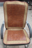 夏季办公椅凉垫老板椅坐垫电脑椅坐垫带靠背连体竹块凉席椅子坐垫