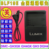 lumix松下微单DMC-GH3GK GH4 GH3数码相机电池充电器 DMW-BLF19E
