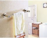 酒店浴巾架双层浴室置物架毛巾杆卫浴挂件不锈钢卫生间2层毛巾架