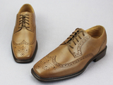 海外正品ROCKPORT 乐步 系带英伦皮鞋低帮布洛克雕花正装商务男鞋
