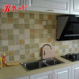 厨房防油防水墙纸马赛克贴纸瓷砖翻新自粘卫生间墙贴浴室加厚壁纸