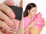 现货 韩国stylenanda正品代购 3CE含金色珠光糖果粉色指甲油PK19