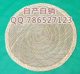 48cm圆形加密蒸笼草垫环保纯手工编制结实耐用包子蒸笼垫子笼屉垫