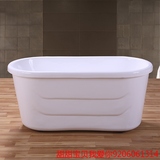 浴缸 小浴室彩色独立式保温小浴缸成人深浴盆 居家浴缸亚克力