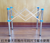 长条桌支架 长方形桌玻璃桌支架 不锈钢折叠桌腿支架 餐桌餐台脚