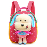 韩国小孩儿童书包幼儿园双肩背包可爱1-3岁婴儿长耳狗狗生日礼物