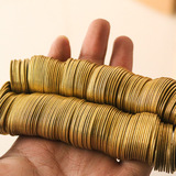 仿古清代五帝钱 六帝铜钱 开光纯铜大铜钱2.8cm单个 散铜钱批发