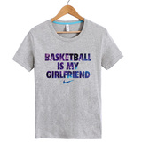 篮球运动短袖T恤男青少年学生纯棉半袖潮胖子加肥加大码夏装衣服