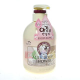 韩国所望 花之使者牛奶保湿柔和润肤沐浴露750ml 细腻 美白