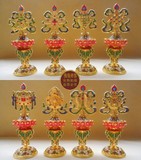 藏传佛教用品 八吉祥摆件 法器供品 密宗法器 吉祥八宝 吉祥佛像