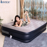 intex家用充气床垫双人双层加厚充气床冲气床气垫床双人折叠午休