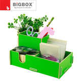 创意桌面木质收纳盒 家居用品必备 DIY桌面小型收纳盒