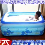 家庭成人充气浴缸加厚保温婴儿游泳池泡澡桶沐浴盆塑料桶折叠浴桶