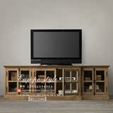 新品 美式乡村全实木电视柜  橡木餐边柜 家具柜 法式品质储物柜