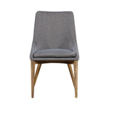 北欧实木餐椅 现代简约进口水曲柳布艺休闲椅 书椅 咖啡椅