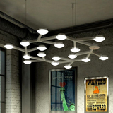 创意梅花艺术吸顶灯个性现代简约客餐厅卧室长方圆形led繁星吊灯