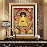 唐卡佛像文化 现代中式简约客厅沙发背景墙画壁画挂画玄关装饰画