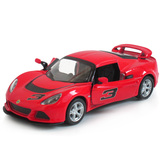 KT 智冠 1:32儿童玩具lotus莲花超级跑车赛车合金回力小汽车模型