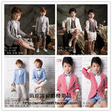 2016新款影楼儿童摄影服装10-12岁大男孩写真韩版小男孩西装批发