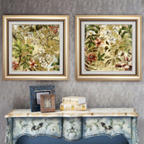 美式欧式花卉餐厅卧室有花开富贵框画墙画壁画挂画客厅装饰画