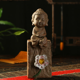 晨翔 茶具摆件居家摆设地藏王菩萨精品陶瓷艺术品工艺品特价