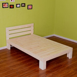 包邮特价全松木 单人床 双人床实木床 1米1.2米1.5米1.8米 可定做