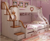 实木双层床 公主城堡儿童床 女孩上下床1.5米可定做母子床