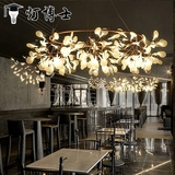 后现代个性创意萤火虫吊灯北欧客厅卧室餐厅艺术树枝led装饰吊灯
