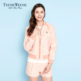 Teenie Weenie小熊女装16商场同款春夏新品印花外套TTJJ62305D