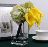 高档创意仿真玻璃花瓶花艺套装摆设 酒店样板房餐桌边柜假花配饰