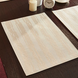 家居布艺西餐垫 隔热 双层餐桌垫 长方形防滑垫 欧式时尚学生桌布