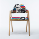 北欧实木餐椅现代简约书桌椅 单人休闲木椅宜家布艺沙发椅子