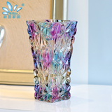 现代简约艺术玻璃花瓶欧式富贵竹水培花器干花家居客厅装饰品摆件