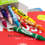 卡乐优儿童无毒蜡笔宝宝蜡笔儿童画画工具学生画笔套装12色24色