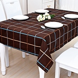 格子桌布布艺台布棉麻餐桌布长方形田园餐布茶几布正方形盖布桌垫