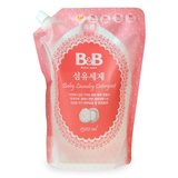 韩国进口正品 B&B保宁儿童BB婴儿宝宝洗衣液 1300ml补充装 抗菌