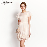 lilybrown 复古蕾丝刺绣连衣裙