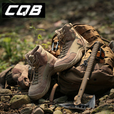 CQB 战术靴保暖耐磨男靴冬季作战靴沙漠靴子男中筒户外鞋 正品