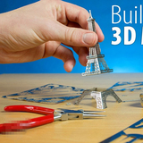 拼3D立体拼图金属拼装模型小别墅建筑模型 成人手工制作R2C