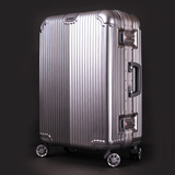日默瓦拉杆箱万向轮同款高端商务铝框镜面行李箱登机旅行硬箱男女