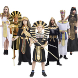 万圣节成人儿童节埃及法老衣服 埃及艳后cos服装 阿拉伯祭司套装