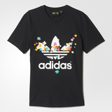 adidas阿迪达斯三叶草男女款 2016夏运动休闲圆领短袖T恤S95823
