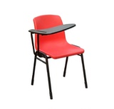 新品时尚培训椅带写字板椅子写字椅会议椅办公椅学生塑料一体桌椅