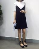 韩国东大门 KOTOMINI 2016夏季新款吊带背心连衣裙女中长款长裙潮