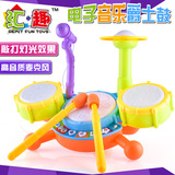 汇趣动感爵士鼓 儿童架子鼓手拍鼓拍拍鼓音乐益智乐器玩具