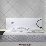 白色钢琴烤漆床头 现代简约床头 单人 双人床头床头板 现货包邮