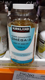 加拿大代购Kirkland 可兰高浓度深海鱼油300粒1200mg 直邮