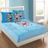 奥特曼超人床笠儿童珊瑚绒席梦思床垫保护套法莱绒卡通床垫套床罩