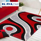 现代地毯客厅卧室床边地毯时尚简约长毛茶几地毯可机洗地毯
